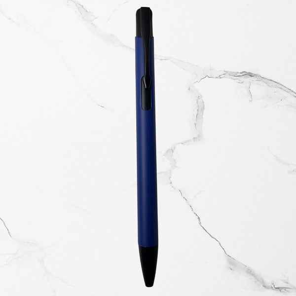 Matte Blue Premium Ball Pens (Pack of 3)