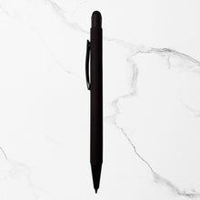 BallPenBazaar’s Stylus Matte Black Ball Pens (Pack of 3) – Glossy Black Clip | Click Mechanism | Smooth Blue Ink | Premium Metal Body Writing Pens for Office, School & Corporate Gifting