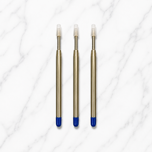 Set of 3 Metal Jotter Blue Ink Refills 0.7mm Fine Point|Ballpen Bazaar