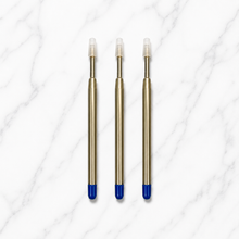 Set of 3 Metal Jotter Blue Ink Refills 0.7mm Fine Point|Ballpen Bazaar