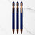 Ballpen Bazaar – 3 Pcs Matte Black Body Ball Pen Set with Glossy Black Clip