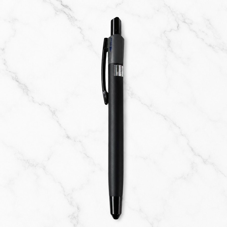 3-in-1 Matt Black Multi Ink Ball Pen, Click, Blue, Black & Red — Ballpen Bazaar