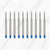 Ballpen Bazaar 0.7mm Metal Jotter Refill Blue Ink Pack of 10 | Smooth Writing Replacement Refills for Metal Ball Pens