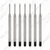 Ballpen Bazaar 0.6 MM Metal Jotter Pen Refill Black Ink Set of 6 | Smooth Writing Metal Ball Pen Refills