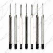Ballpen Bazaar  Ballpen Bazaar 0.6 MM Metal Jotter Pen Refill Black Ink Set of 6 | Smooth Writing Metal Ball Pen Refills with Name Engraving