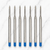 Ballpen Bazaar 0.6 MM Metal Jotter Pen Refill Blue Ink Set of 6 | Smooth Writing Metal Ball Pen Refills