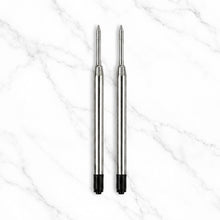 Ballpen Bazaar  Ballpen Bazaar 0.6 MM Metal Jotter Refill Black Ink Compatible Smooth Writing Pen Refill Pack of 2 with Name Engraving