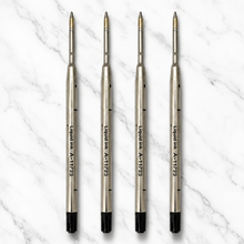 Ballpen Bazaar  Ballpen Bazaar 0.6 MM Metal Jotter Refill Black Ink – Smooth Writing Replacement Refill for Jotter Ball Pens (Pack of 4) with Name Engraving