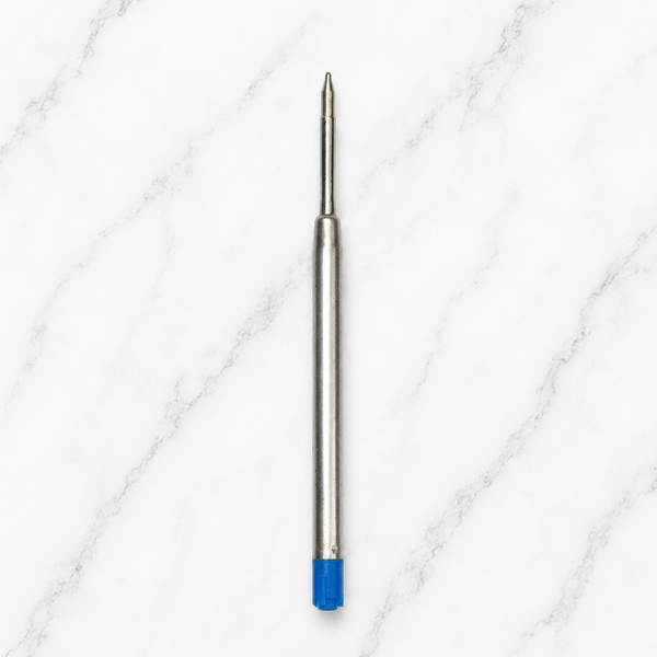 Ballpen Bazaar  Ballpen Bazaar 0.6 MM Metal Jotter Refill Blue Ink Smooth Writing Pen Refill Pack of 2 with Name Engraving