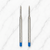 Ballpen Bazaar 0.6 MM Metal Jotter Refill Blue Ink Smooth Writing Pen Refill Pack of 2