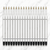 Ballpen Bazaar 0.6 MM Plastic Jotter Black Ink Refill Pack of 20 | Smooth Writing Ball Pen Refills
