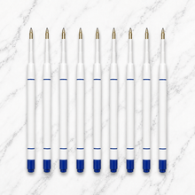 Ballpen Bazaar  Ballpen Bazaar 0.6 MM Plastic Jotter Blue Ink Refills Pack of 10 | Smooth Writing Replacement Pen Refills for Jotter Ball Pens with Name Engraving