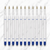 Ballpen Bazaar 0.6 MM Plastic Jotter Refill Blue Ink Pack of 10 | Smooth Writing Ball Pen Refills for Jotter Pens