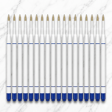 Ballpen Bazaar  Ballpen Bazaar 0.7 MM Plastic Jotter Blue Ink Refills Set of 20 | Smooth Writing Ball Pen Refills with Name Engraving