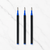Ballpen Bazaar 0.8 MM Plastic Roller Refill Blue Ink | Smooth Writing Roller Pen Refills | Blue Ink Replacement Refills | 3 Pcs Pack