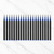 Ballpen Bazaar 0.8 MM Plastic Roller Refill Blue Ink – Smooth Writing Roller Pen Refills, Fine Point Replacement Ink Refills for Roller Pens, Blue Ink, Pack of 20
