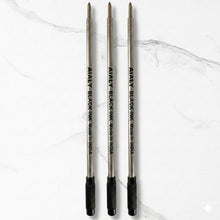 Ballpen Bazaar  Ballpen Bazaar Cross Compatible 1 MM Black Ink Refills Pack of 3 | Smooth Writing Metal Pen Replacement Refills with Name Engraving