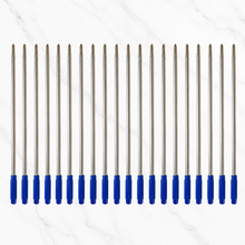 Ballpen Bazaar  Ballpen Bazaar Cross Compatible 1MM Blue Ink Refill Pack of 20 | Smooth Writing Ball Pen Refills with Name Engraving
