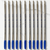 Ballpen Bazaar Cross Compatible 1mm Blue Ink Refill Pack of 10 | Smooth Writing Replacement Refill for Metal Ball Pens