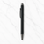 Ballpen Bazaar Matt Black Ball Pen with Gunmetal Clip | Click Mechanism | Blue Ink | Premium Metal Pen | 1 Pen with 1 Free Extra Refill