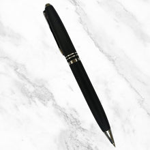 Ballpen Bazaar  Ballpen Bazaar Matt Black Ball Pen with Silver Clip Twist Mechanism Blue Ink | 1 Pen + 1 Extra Refill with Name Engraving