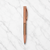 Ballpen Bazaar Metallic Glossy Rose Gold Mini Ball Pen with Copper Clip | Twist Mechanism | Blue Ink | 1 Pen with 1 Extra Refill