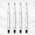 Ballpen Bazaar Plastic Jotter 0.6MM Black Ink Refill Pack of 4 | Smooth Writing Pen Refills Compatible with Jotter Pens