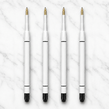 Ballpen Bazaar  Ballpen Bazaar Plastic Jotter 0.6MM Black Ink Refill Pack of 4 | Smooth Writing Pen Refills Compatible with Jotter Pens with Name Engraving