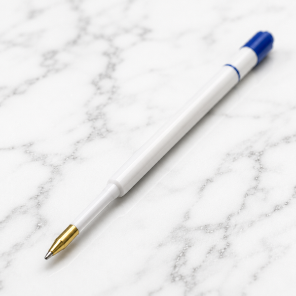 Ballpen Bazaar  Ballpen Bazaar Plastic Jotter 0.6mm Blue Ink Refill Pack of 4 | Smooth Writing Ball Pen Refills | Compatible Jotter Style Replacement Refills with Name Engraving
