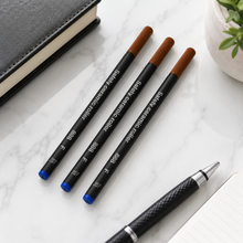 Ballpen Bazaar  Ballpen Bazaar Schmidt 888 F Roller Refill Blue Ink Non-Dry German Roller Pen Refills Pack of 3 with Name Engraving
