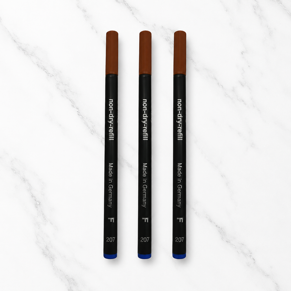 Ballpen Bazaar  Ballpen Bazaar Schmidt 888 F Roller Refill Blue Ink Non-Dry German Roller Pen Refills Pack of 3 with Name Engraving