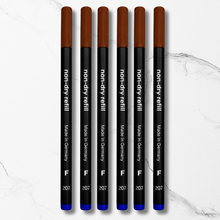 Ballpen Bazaar  Ballpen Bazaar Schmidt 888 F Roller Refill Blue Ink Set of 6 | Smooth Writing Roller Pen Refills | Compatible Replacement Cartridge with Name Engraving
