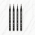 Ballpen Bazaar Schmidt 888F Roller Pen Refills Black Ink | German Quality Non-Dry Smooth Writing Refill Pack of 4