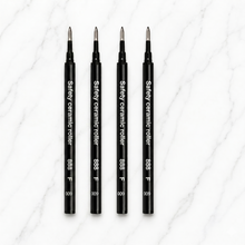 Ballpen Bazaar  Ballpen Bazaar Schmidt 888F Roller Pen Refills Black Ink | German Quality Non-Dry Smooth Writing Refill Pack of 4 with Name Engraving