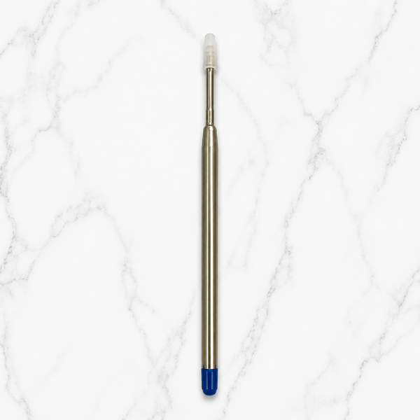 Ballpen Bazaar  Ballpen Bazaar Set of 3 Metal Jotter Blue Ink Refills 0.7mm Fine Point Smooth Writing Replacement Refills for Metal Ball Pens with Name Engraving