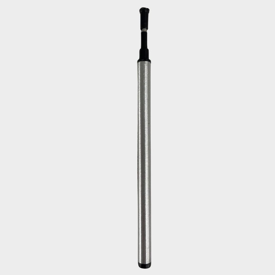 Set of 6 Roller Pen Refills 0.8mm Blue & Black Ink, 3 Blue + 3 Black, Silver Body — Ballpen Bazaar