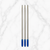 Ballpen Bazaar Cross Compatible 1 MM Blue Ink Refills Pack of 3 | Smooth Writing Metal Ball Pen Refill Replacement
