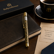 Ballpen Bazaar  Designer Golden Ball Pen – Openable Mechanism with Name Engraving