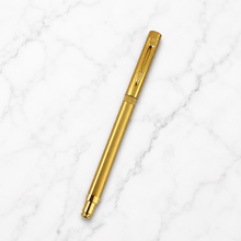 Metallic Gold Ball Pen – Blue Ink Valentine Gift | BallPenBazaar