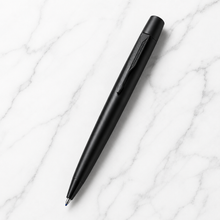 Matt Black Ball Pen with Glossy Black Clip | Twist Mechanism