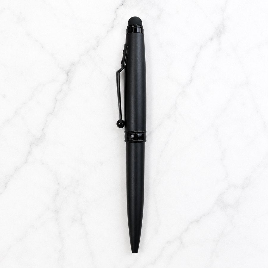 Set of 5 Metal Twist Ball Pens – Gold, Copper & Stylus — Ballpen Bazaar