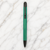 Ballpen Bazaar Matt Green Ball Pen with Black Clip | Click Mechanism | Smooth Blue Ink | Premium Lightweight Writing Pen for Office School College & Daily Use
