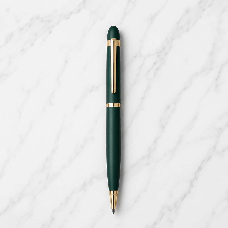 Set of 5 Metal Twist Ball Pens – Gold, Copper & Stylus — Ballpen Bazaar