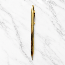 Metallic Glossy Gold Ball Pen – Premium Twist Mechanism