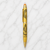 Ballpen Bazaar Metallic Glossy Gold Ball Pen with Shiv Ji Engraving & Rudraksh Top | Premium Twist Mechanism Blue Ink Writing Pen | Spiritual Gift Pen for Daily Use | 1 Piece