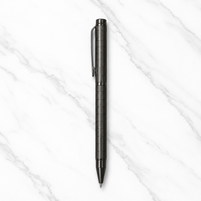 Ballpen Bazaar Metallic Glossy Gunmetal Ball Pen with Gunmetal Clip | Twist Mechanism | Smooth Blue Ink | Premium Metal Writing Pen for Office, School & Gifting