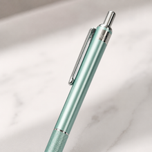 Ballpen Bazaar Metallic Glossy Light Green Ball Pen with Silver Clip | Click Mechanism | Smooth Black Ink Writing Pen | Premium Executive Ballpoint Pen | 1 Pc