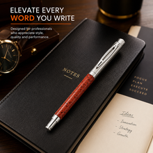 Ballpen Bazaar Metallic Orange Designer Ball Pen with Silver Cap | Openable Mechanism | Blue Ink | Premium Metal Writing Pen