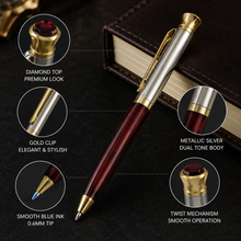 Metallic Glossy Designer Red & Silver Mini Ball Pen – Gold...