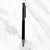 Ballpen Bazaar Metallic Silver & Black Dual Tone Ball Pen with Gold Clip | Twist Mechanism | Blue Ink | 1 Pc
